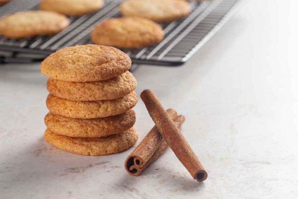 biscotti alla cannella appena sfornati