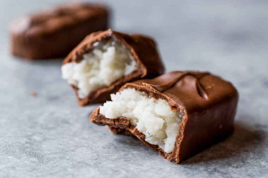 merendina al cioccolato e cocco Bounty