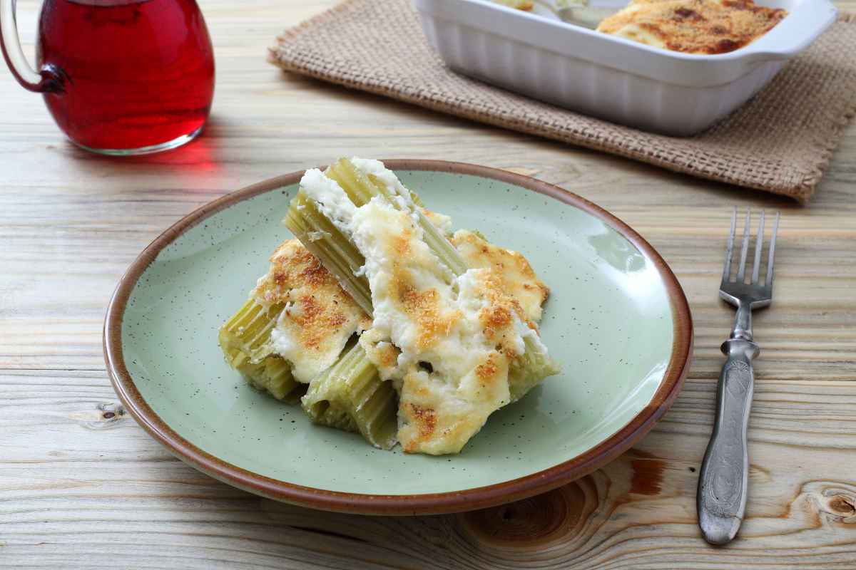 come cucinare i cardi al forno con la besciamella