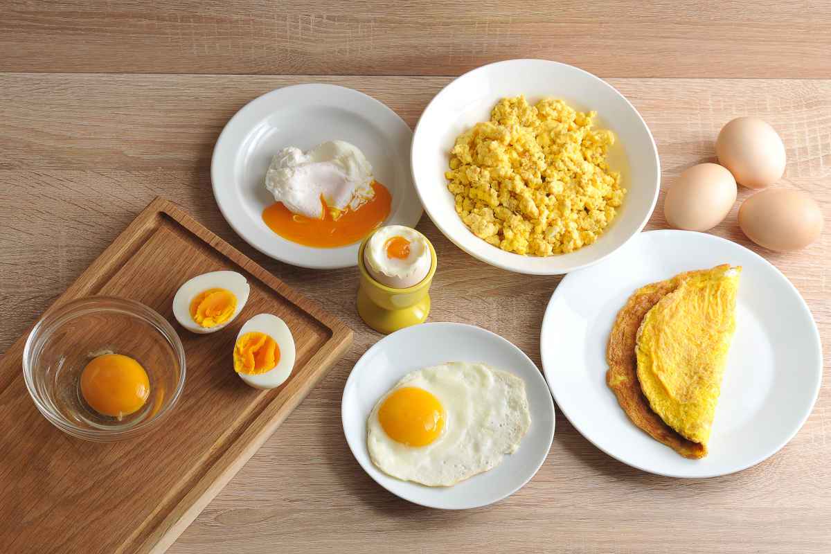 menu di ricette con le uova per la giornata mondiale dell'uovo