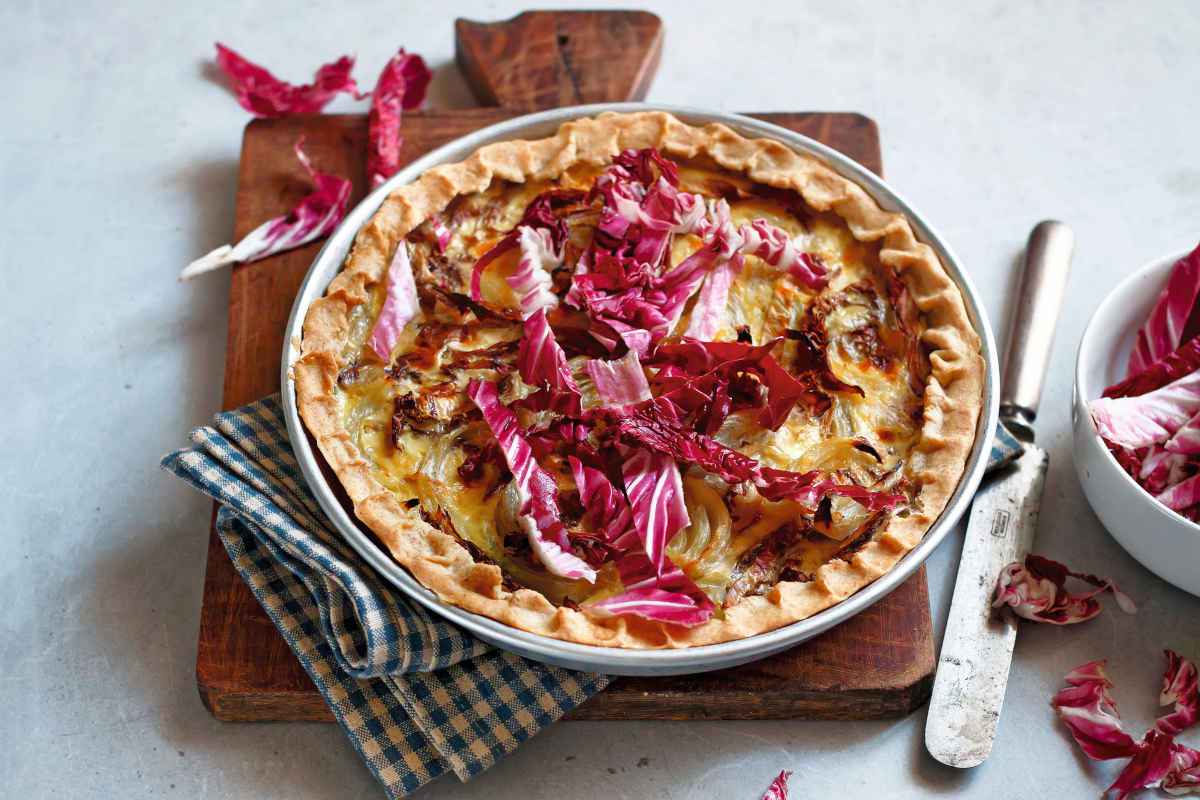 Torta salata al radicchio