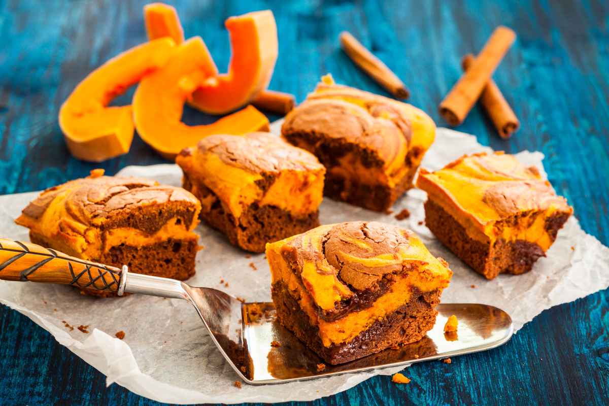torta zucca e cioccolato