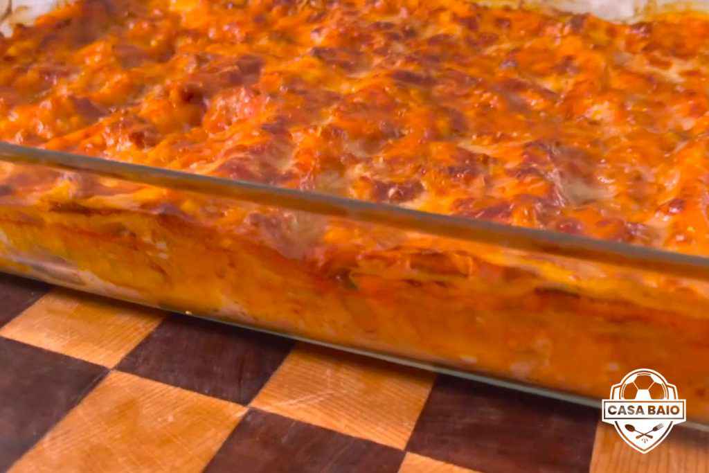 Teglia con lasagne al ragù di carne