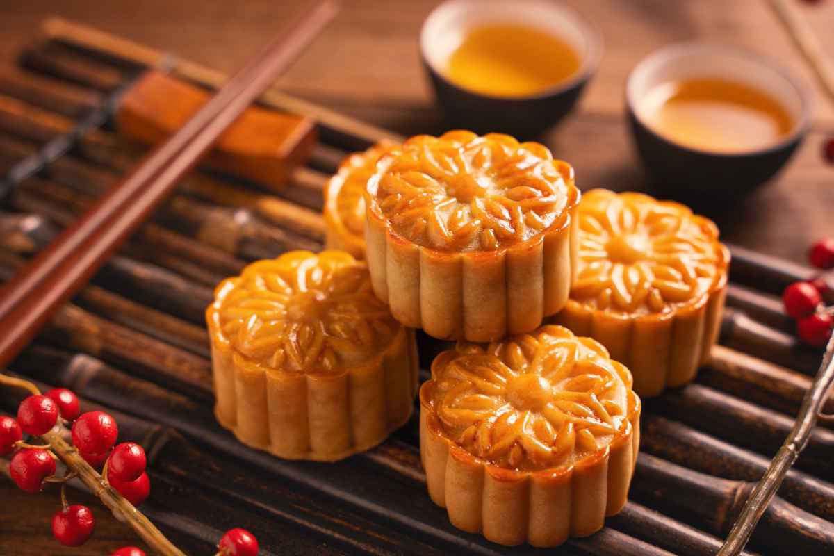 mooncake, dolci tipici cinesi