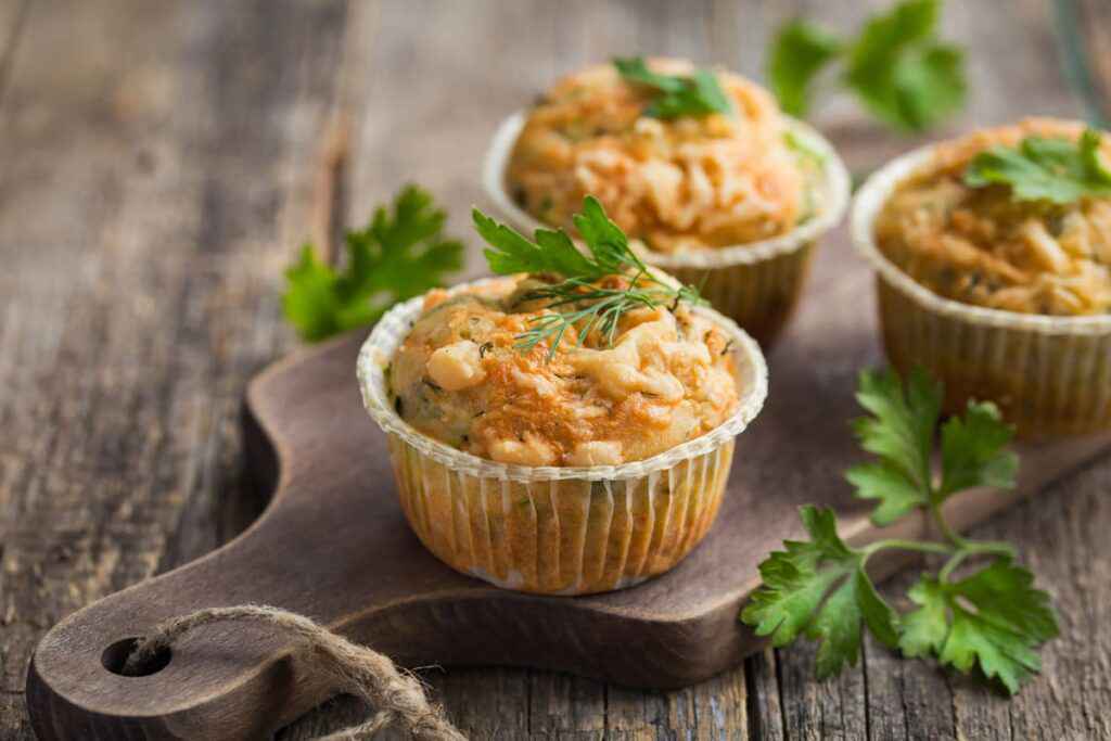 muffin salati mozzarella e zucchine ricetta