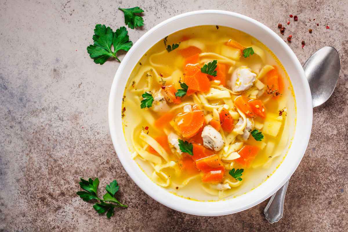 ricette di minestra con pasta brodo e verdure