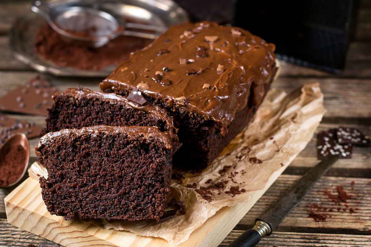 tagliere con dolci al cioccolato vegani