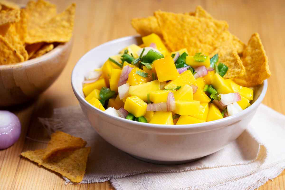 insalata ricca con mango