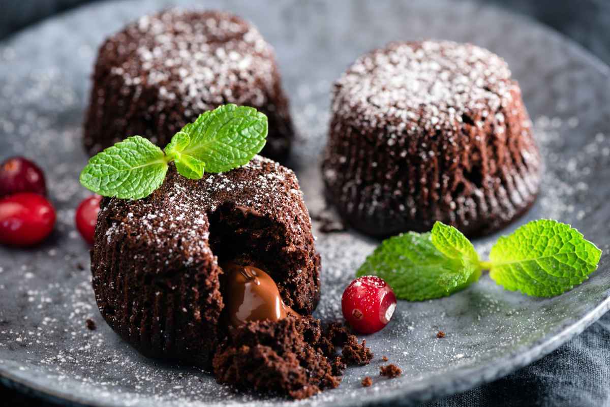 Soufflé al cioccolato con cuore cremoso