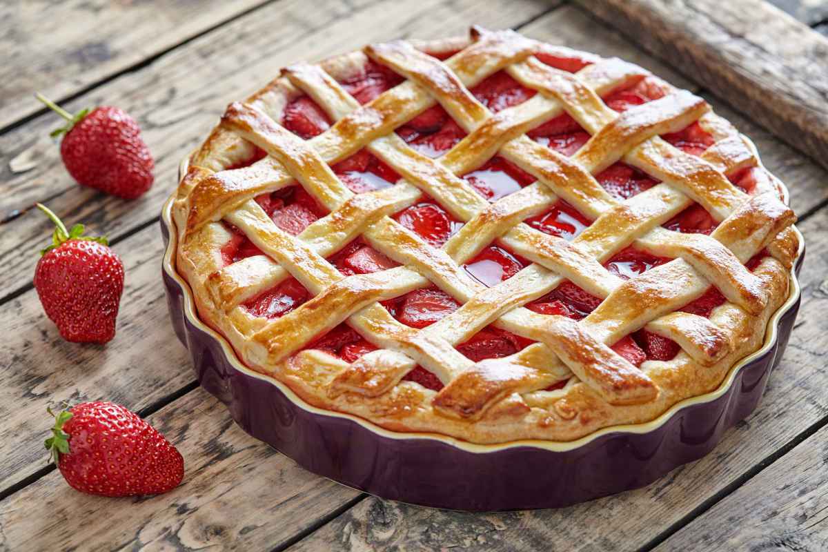 crostata di fragole