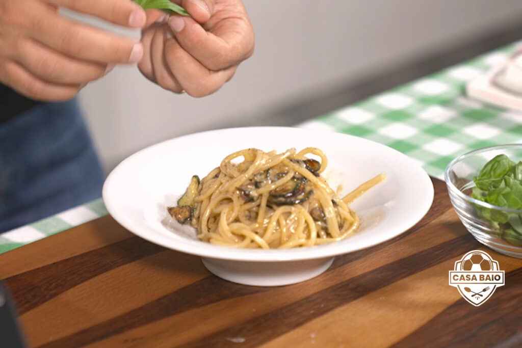 Piatto di spaghetti alla Nerano di CasaBaio