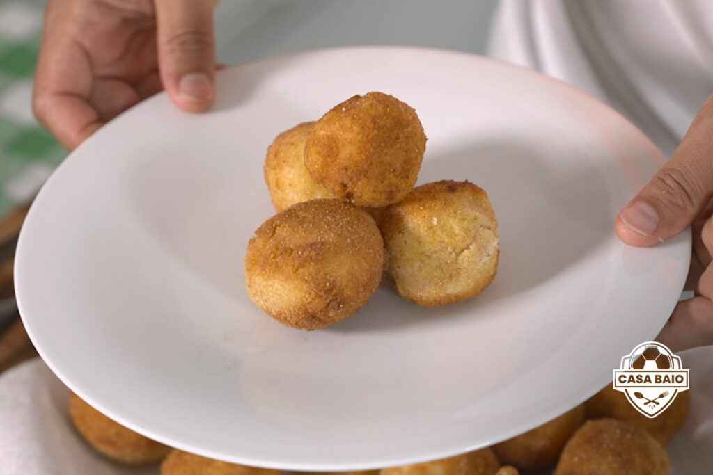 Polpette di riso preparate nella cucina di Casabaio