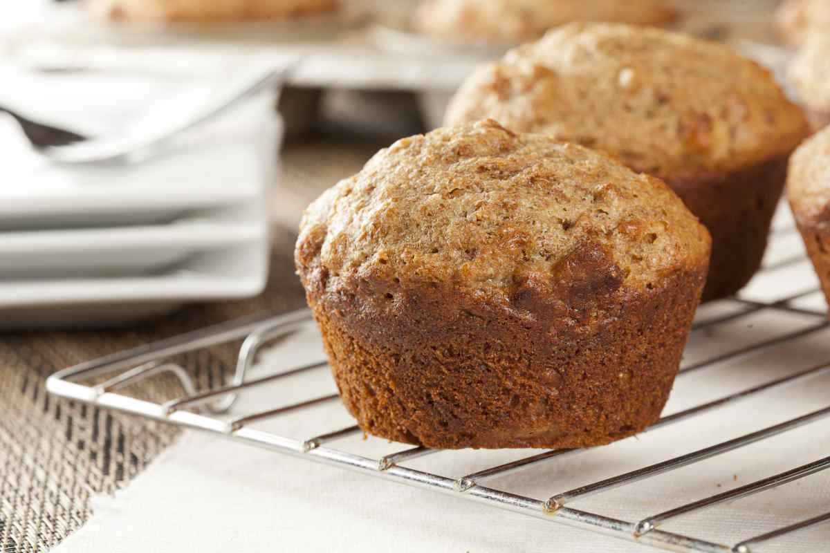 Muffin integrali senza zucchero