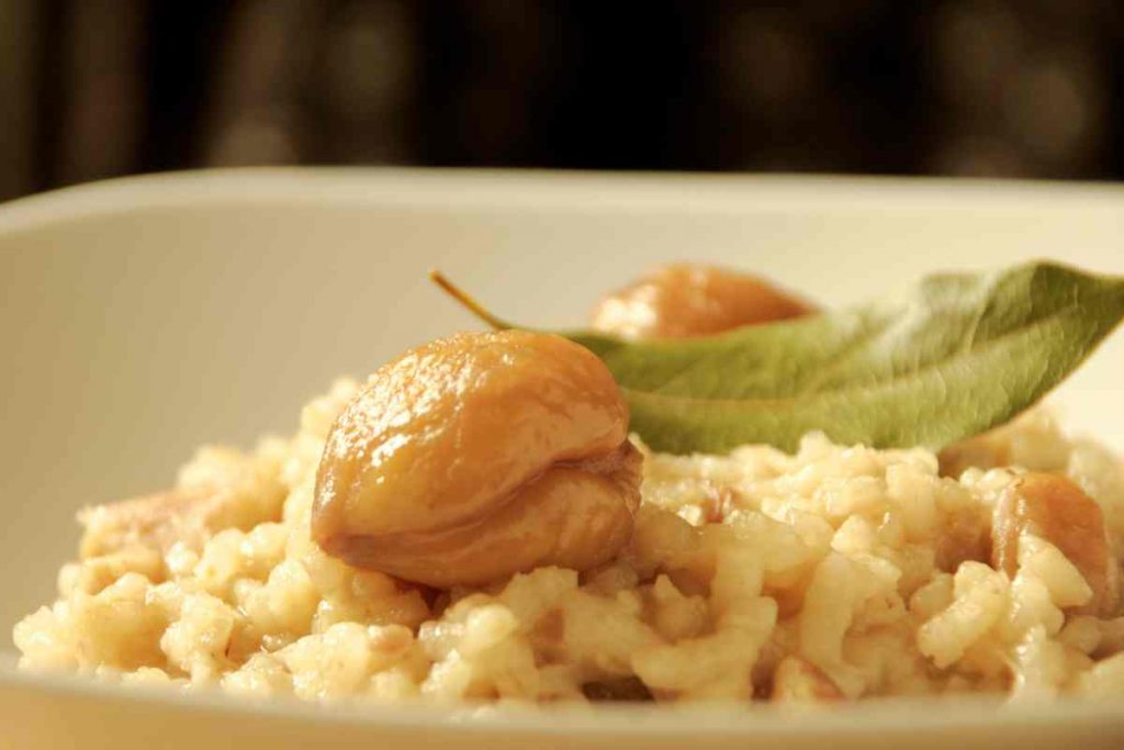 Risotto alle castagne 