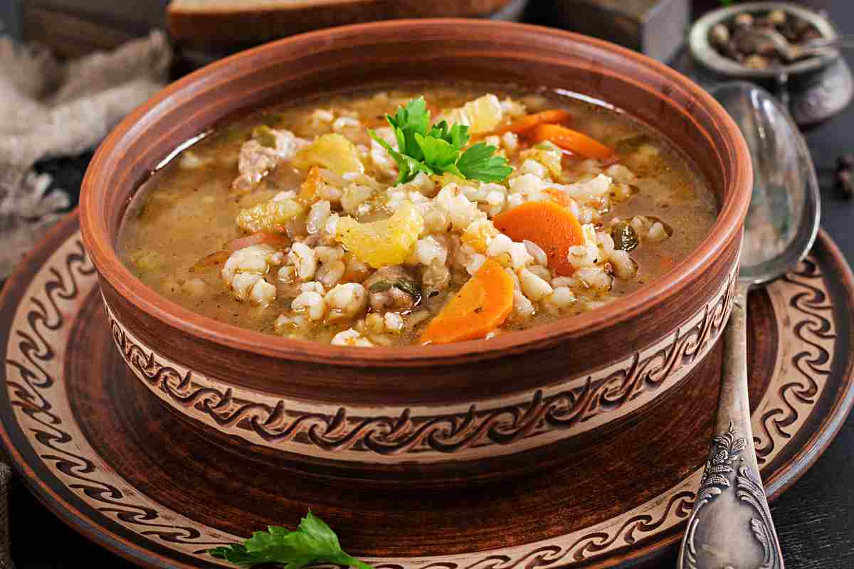 Zuppa di farro ricetta