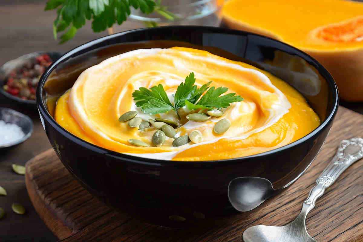 Ricetta del giorno: la crema di zucca leggera e sfiziosa