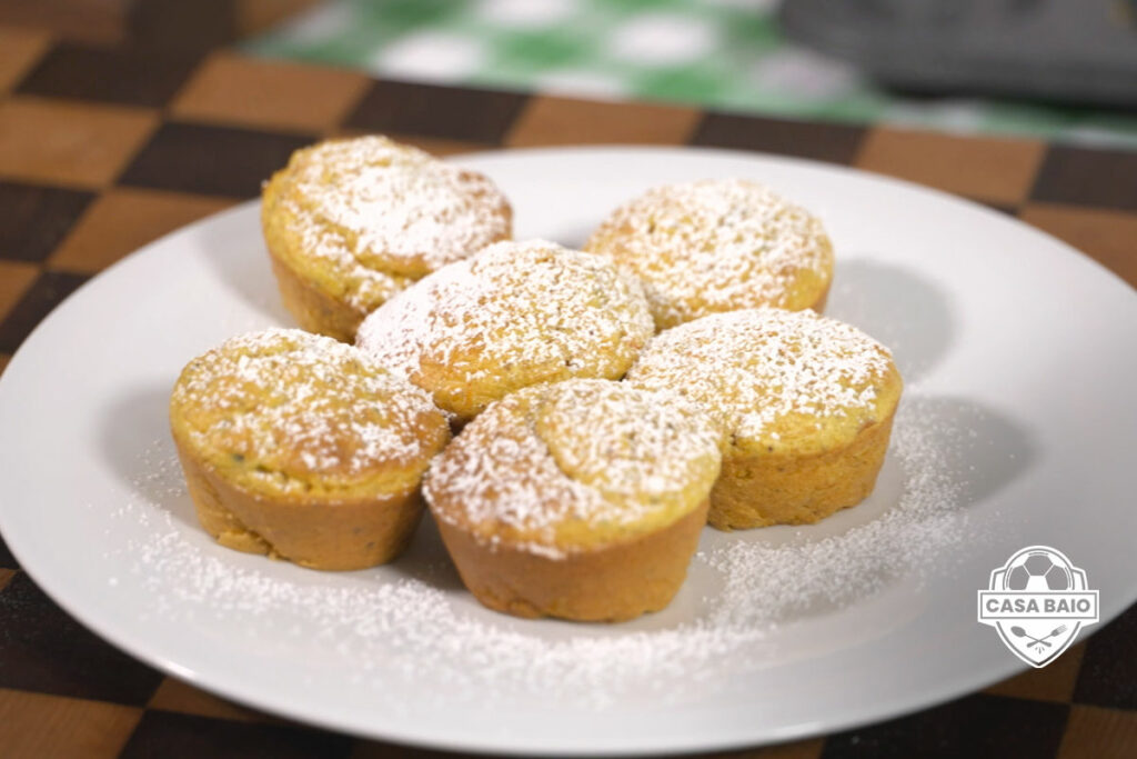 piatto con in dolcetti di carote di casabaio