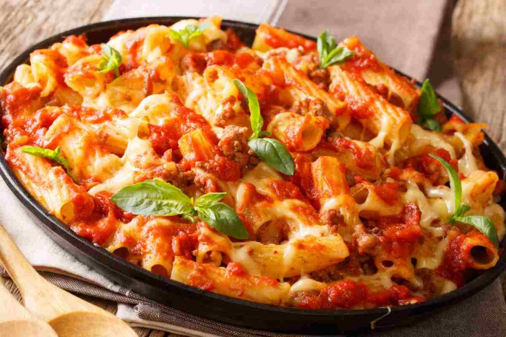 Pasta al forno per i primi piatti natalizi di carne