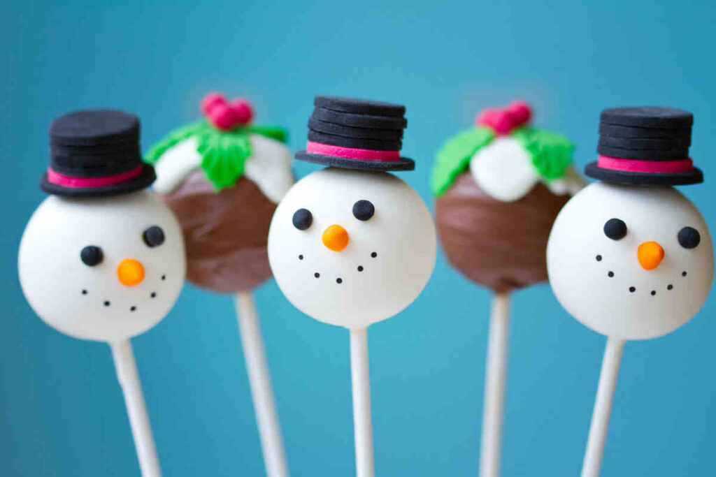 dolcetto facile e veloce, i cake pops di natale per il cenone di capodanno