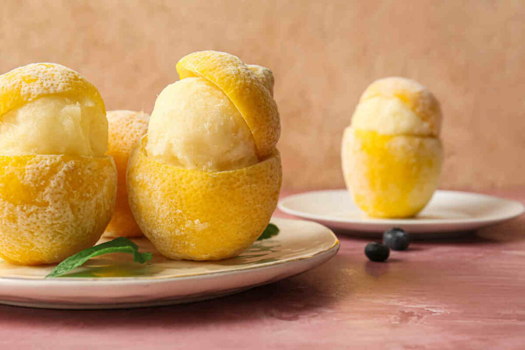 sorbetto al limone