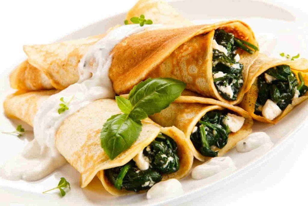 Crepes ricotta e spinaci