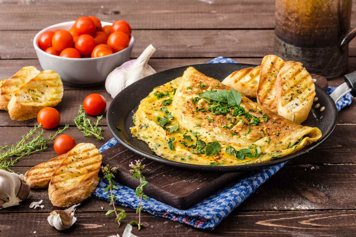 Frittata in friggitrice ad aria