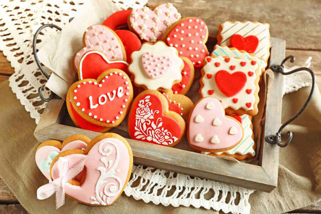 biscotti san valentino glassati