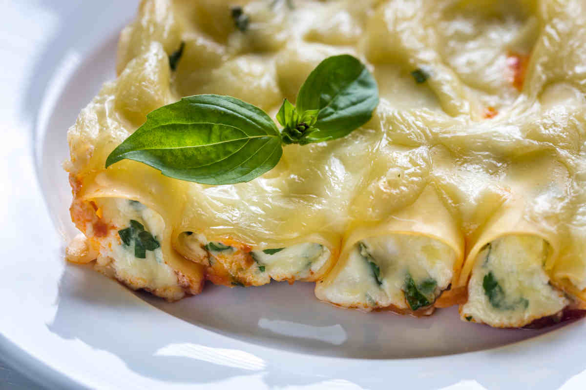 Cannelloni ricotta e spinaci