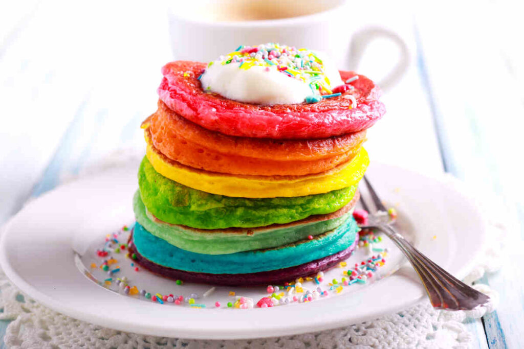 pancake colorati