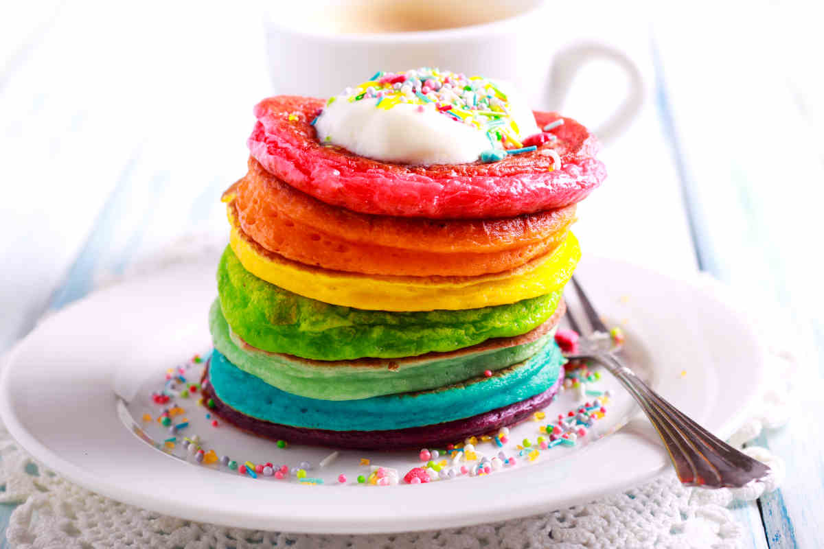 Pancake colorati