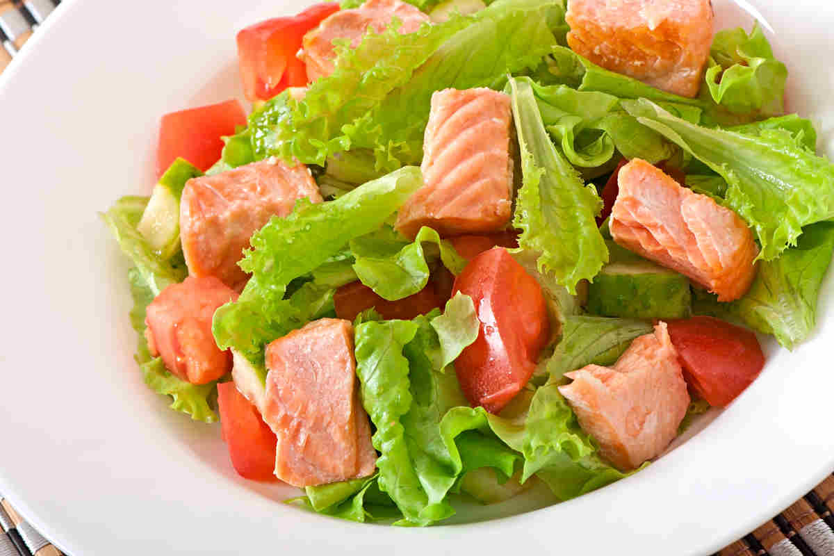 insalata di salmone