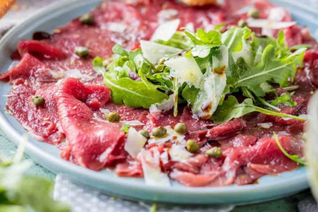 carpaccio al pepe rosa light