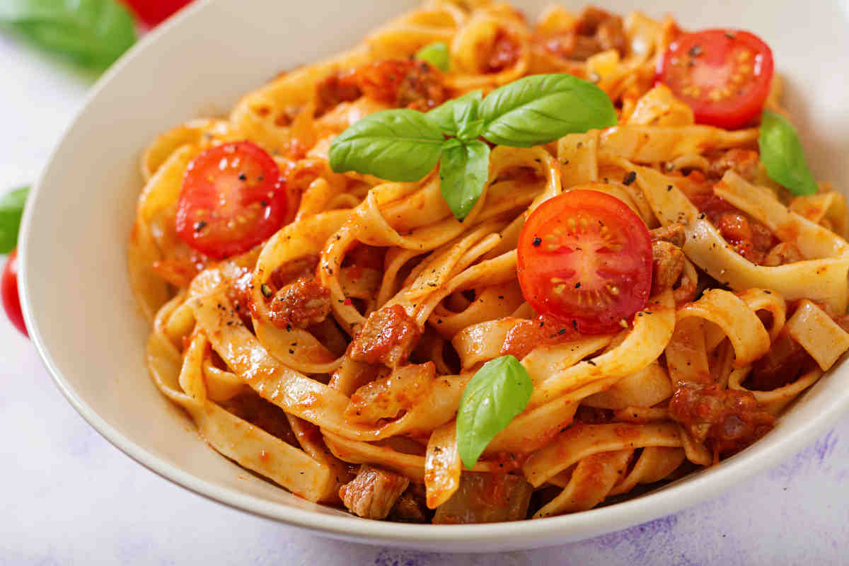 tagliatelle al sugo