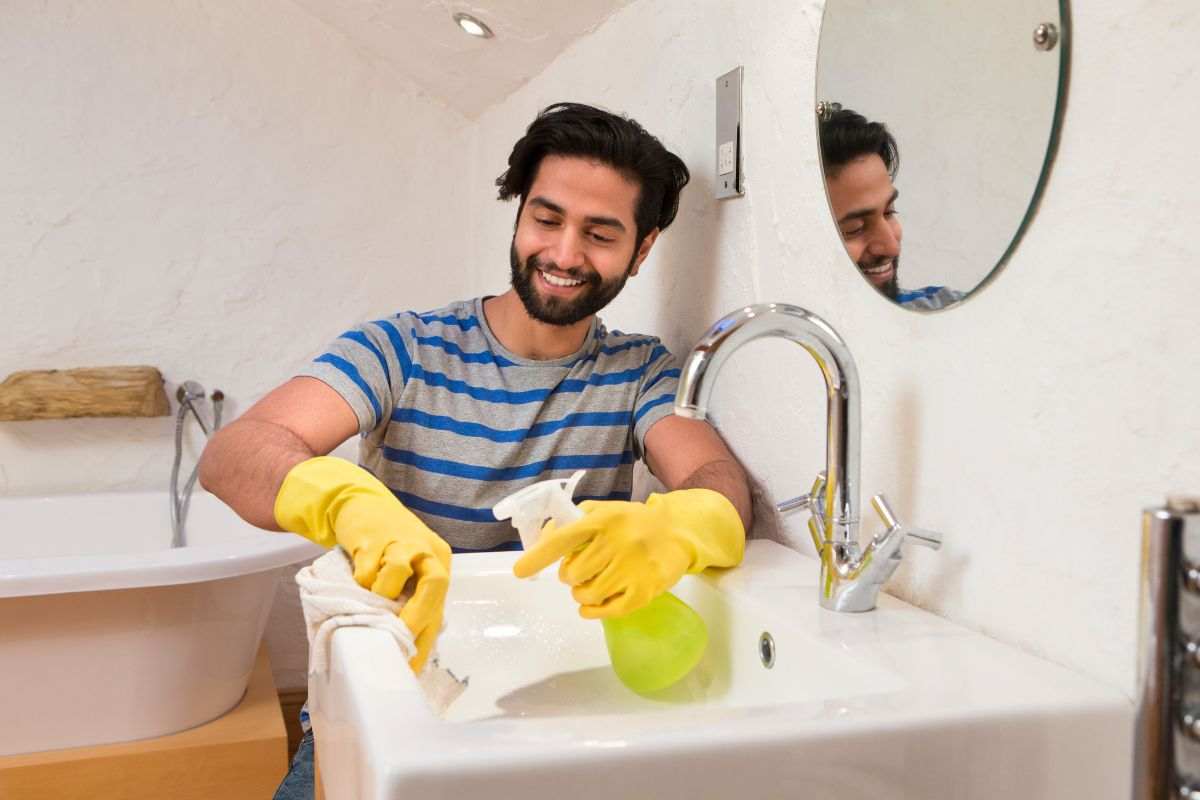 pulire bagno