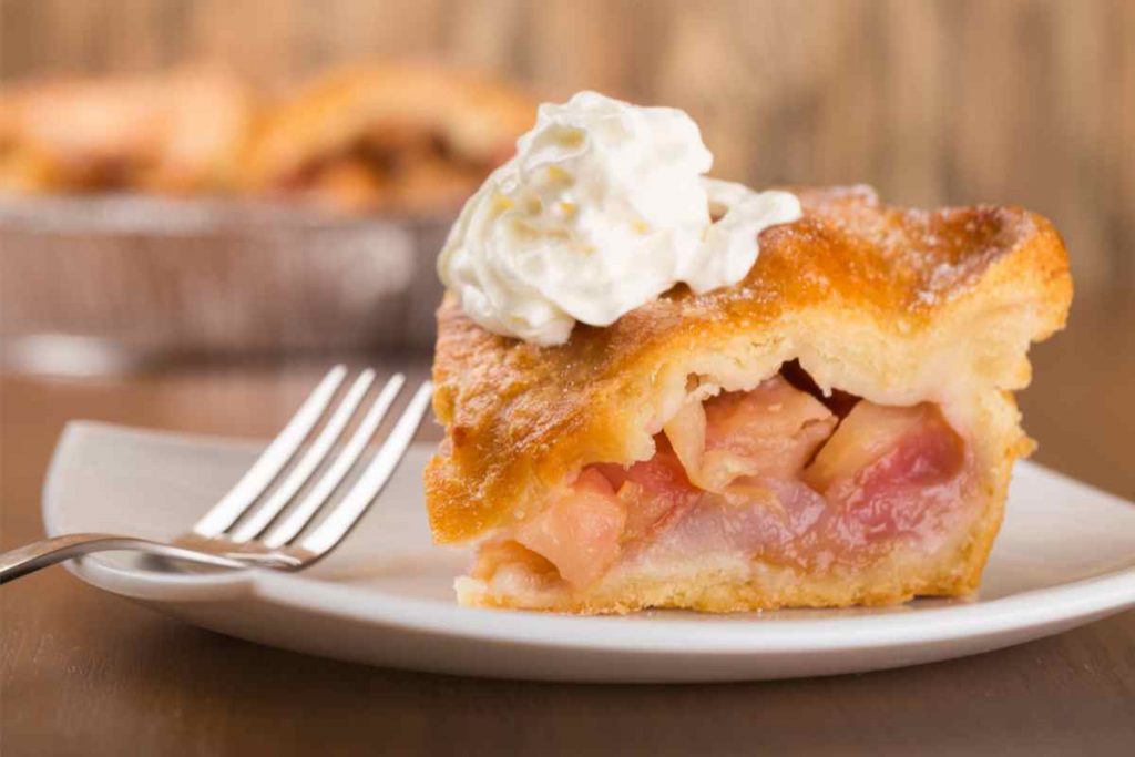 Apple pie con panna