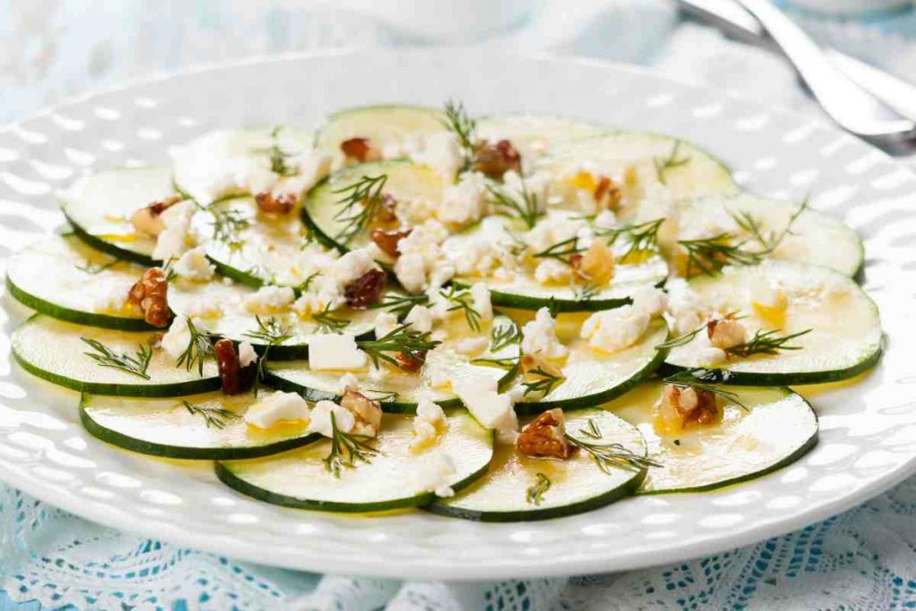 Carpaccio di zucchine