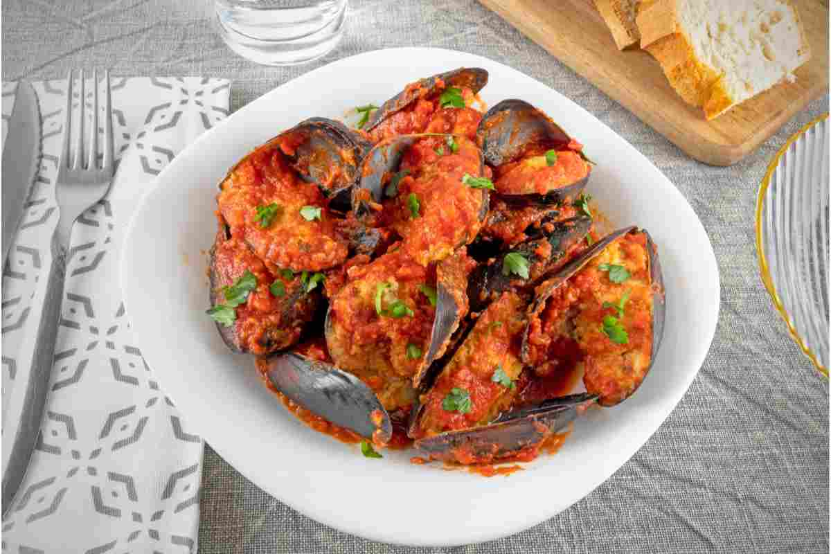 Ricetta delle cozze ripiene alla pugliese