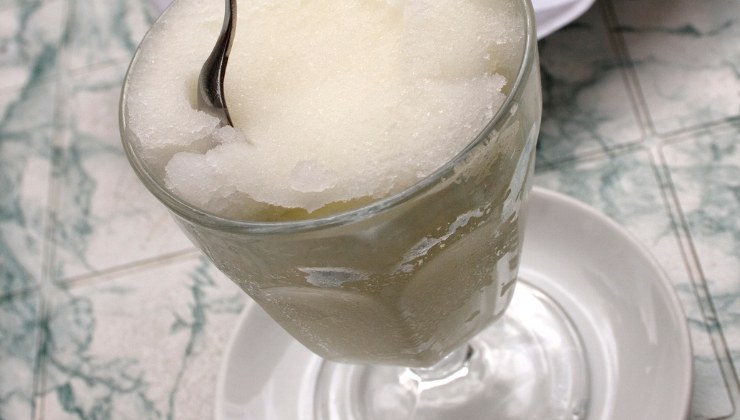 Granita limone siciliana ricetta