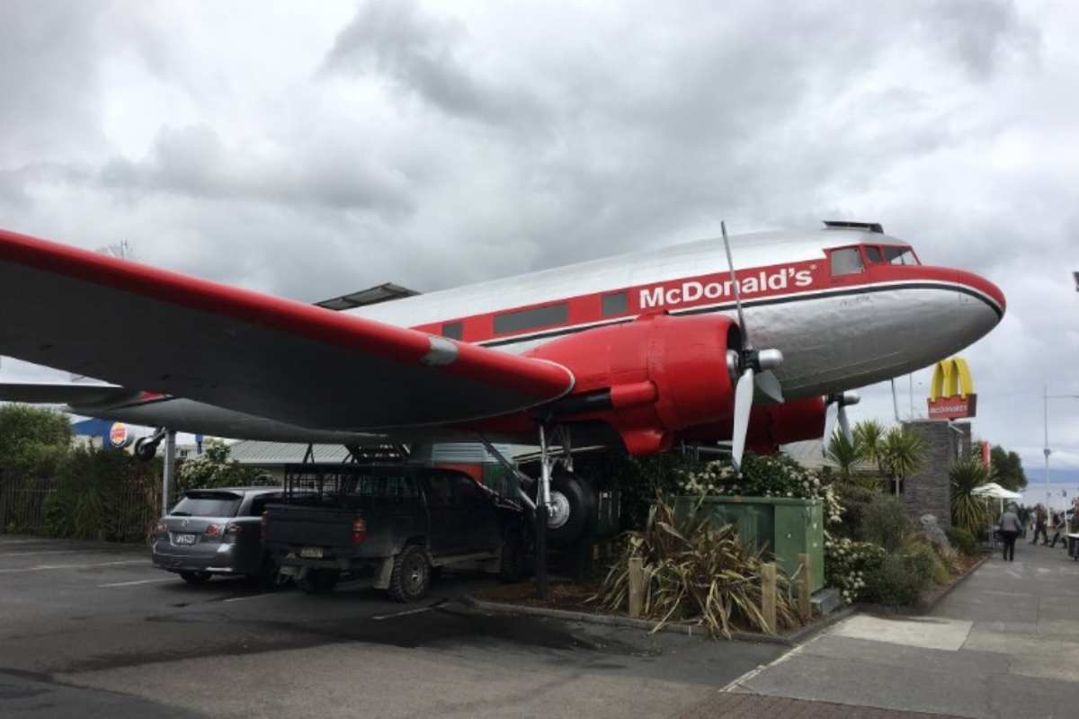 Lo strano McDonlad's di Taupo Nuova Zelanda