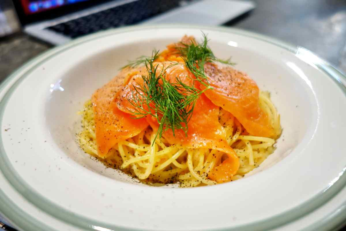 Pasta al salmone senza panna