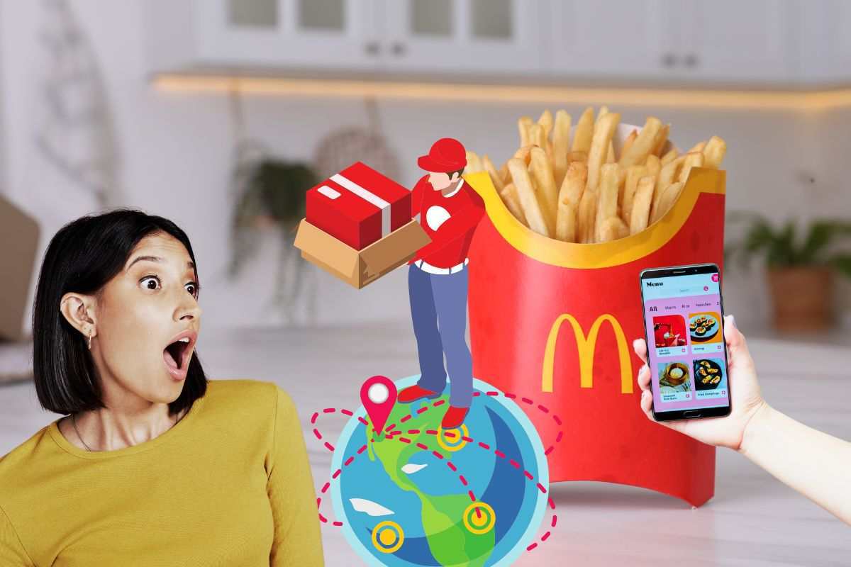 Qualcuno sta mangiando in ogni McDonald's del mondo