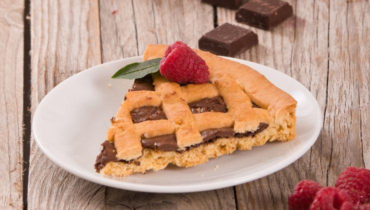 crostata nutella cremosissima