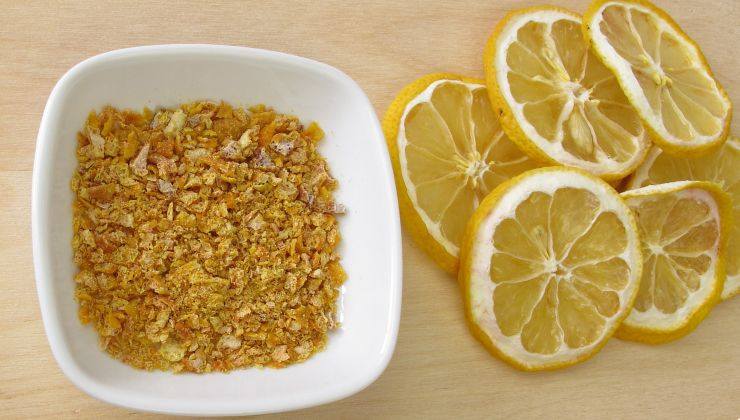 usa la polvere di limone per insaporire i tuoi dolci