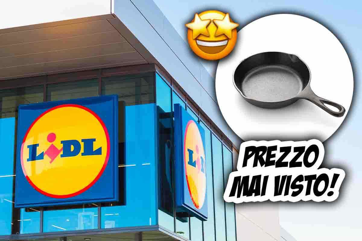 Lidl spiazza tutti: padella in ghisa ad un prezzo mai visto prima