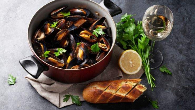 vino cozze ricetta