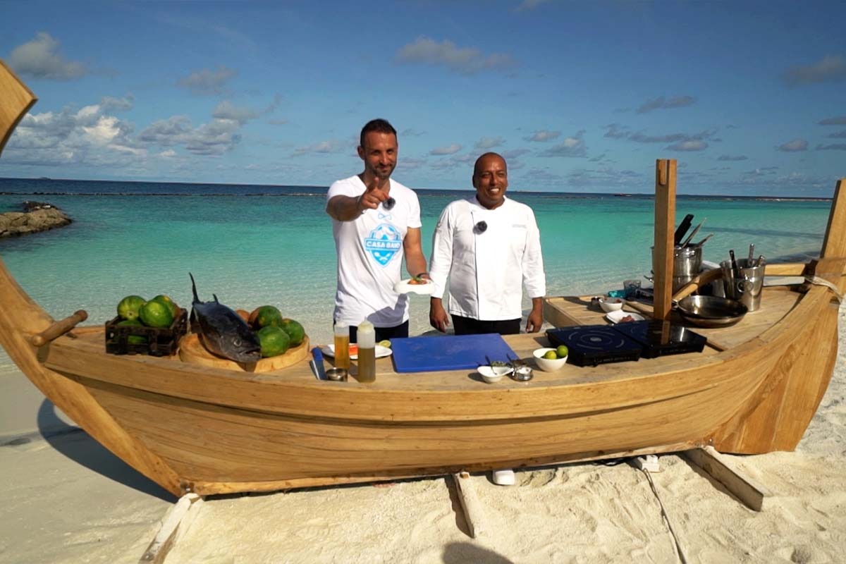 CasaBaio alle Maldive: le ricette esotiche più trendy di Manuele Baiocchini