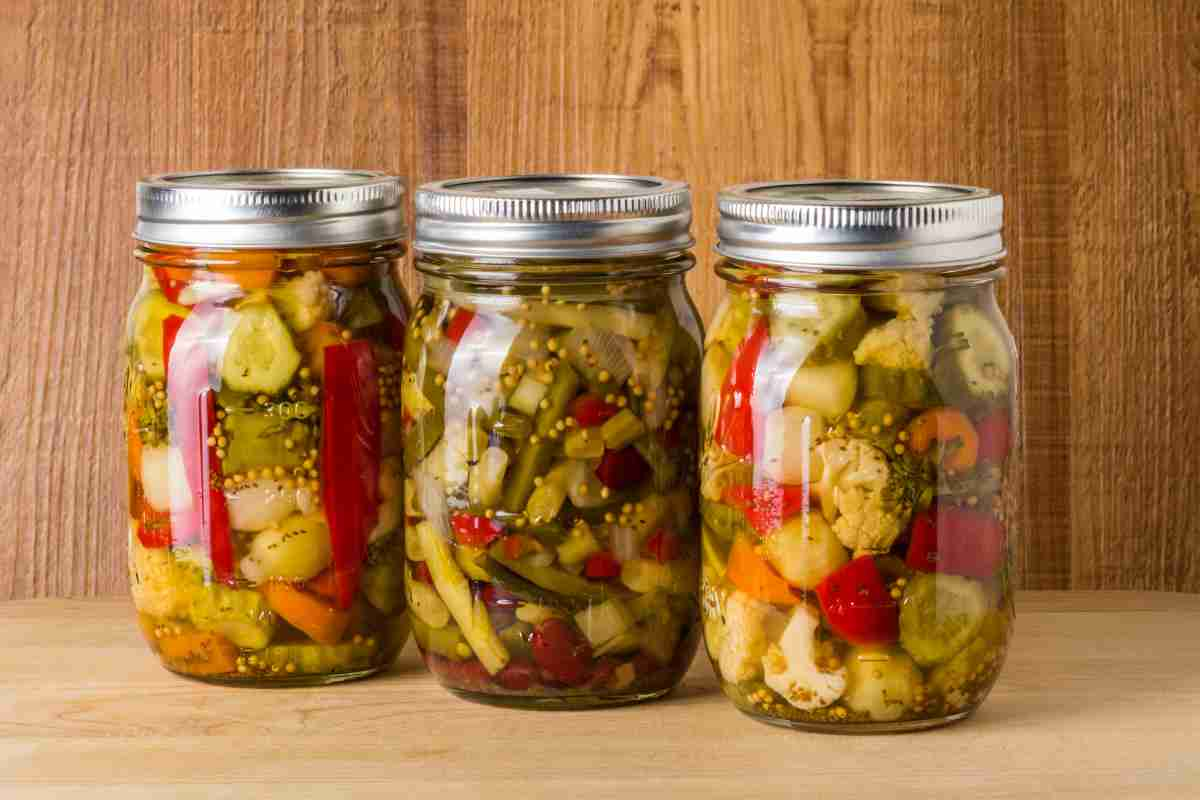 Giardiniera fatta in casa