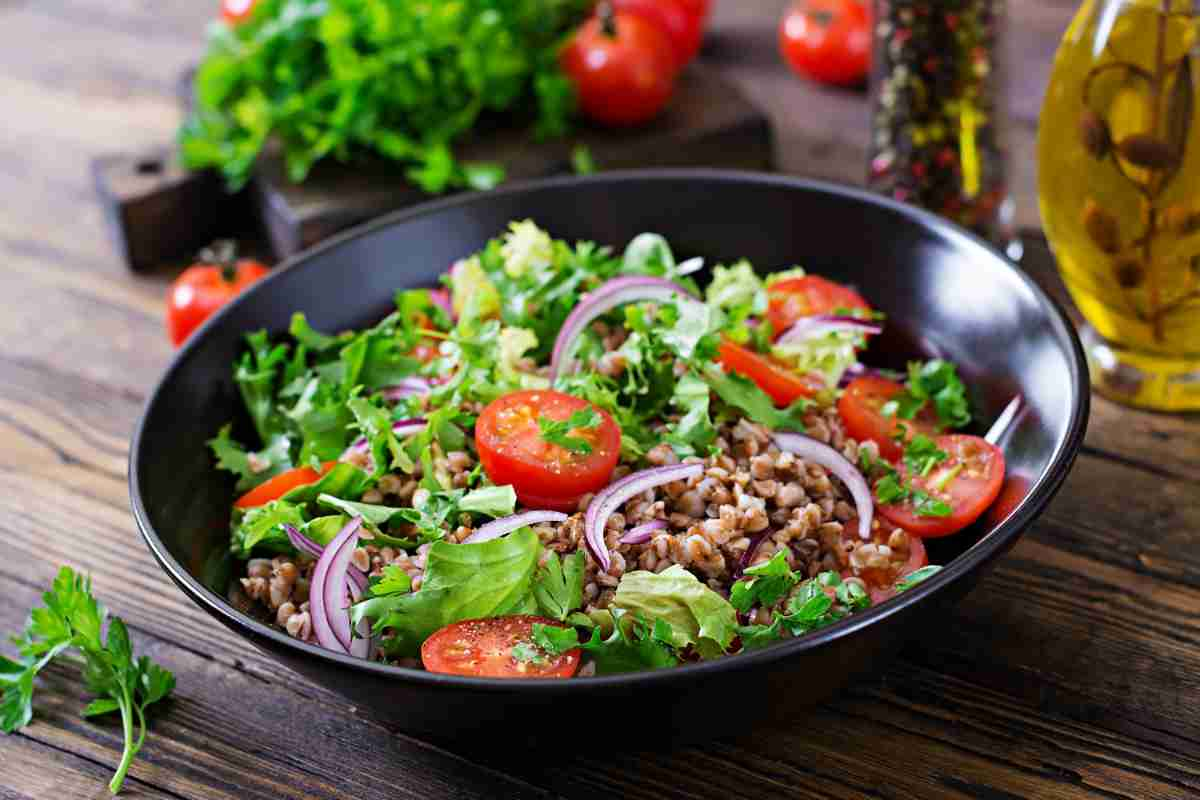 Insalata di grano saraceno ricetta