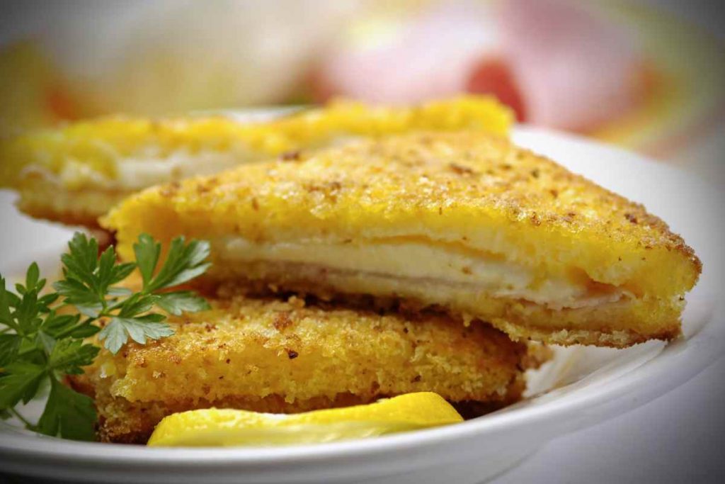 Mozzarella in carrozza per l'antipasto