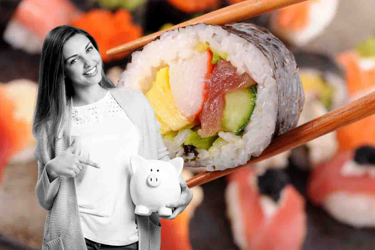 Sushi a casa: quanto si risparmia